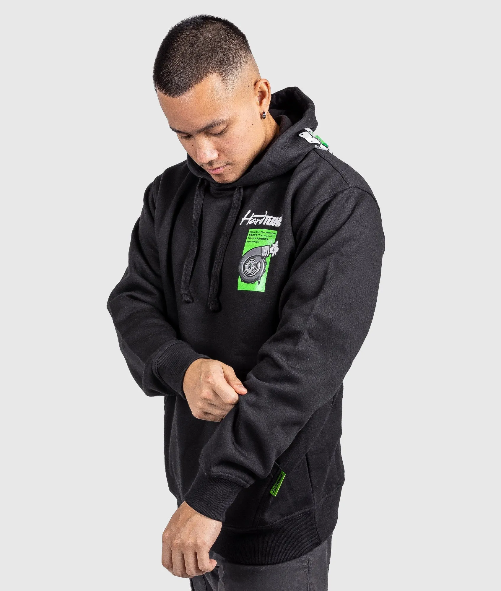 Turbo Bunny Hoodie - Black