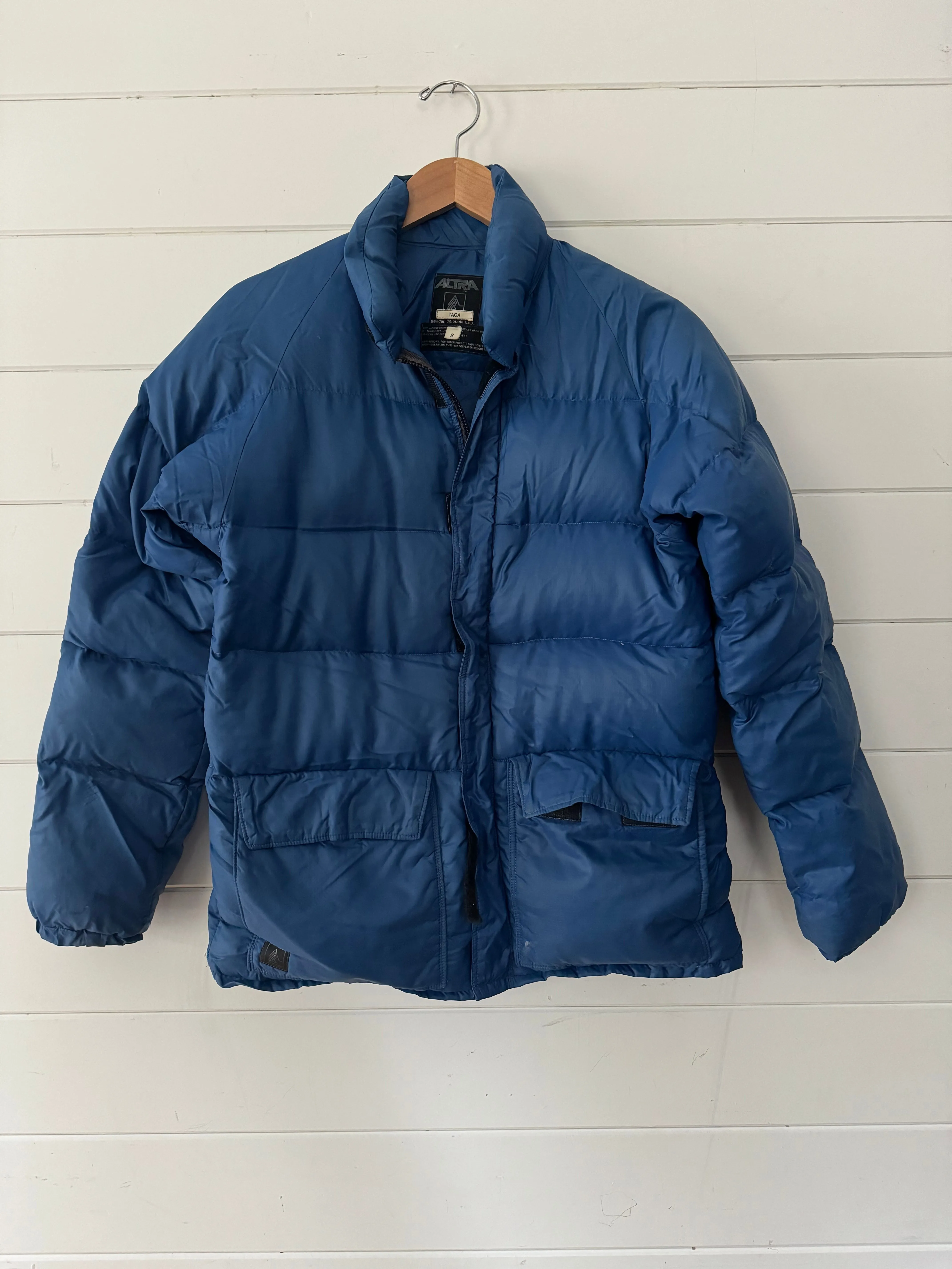 Vintage Alta Down Coat - Bright Blue