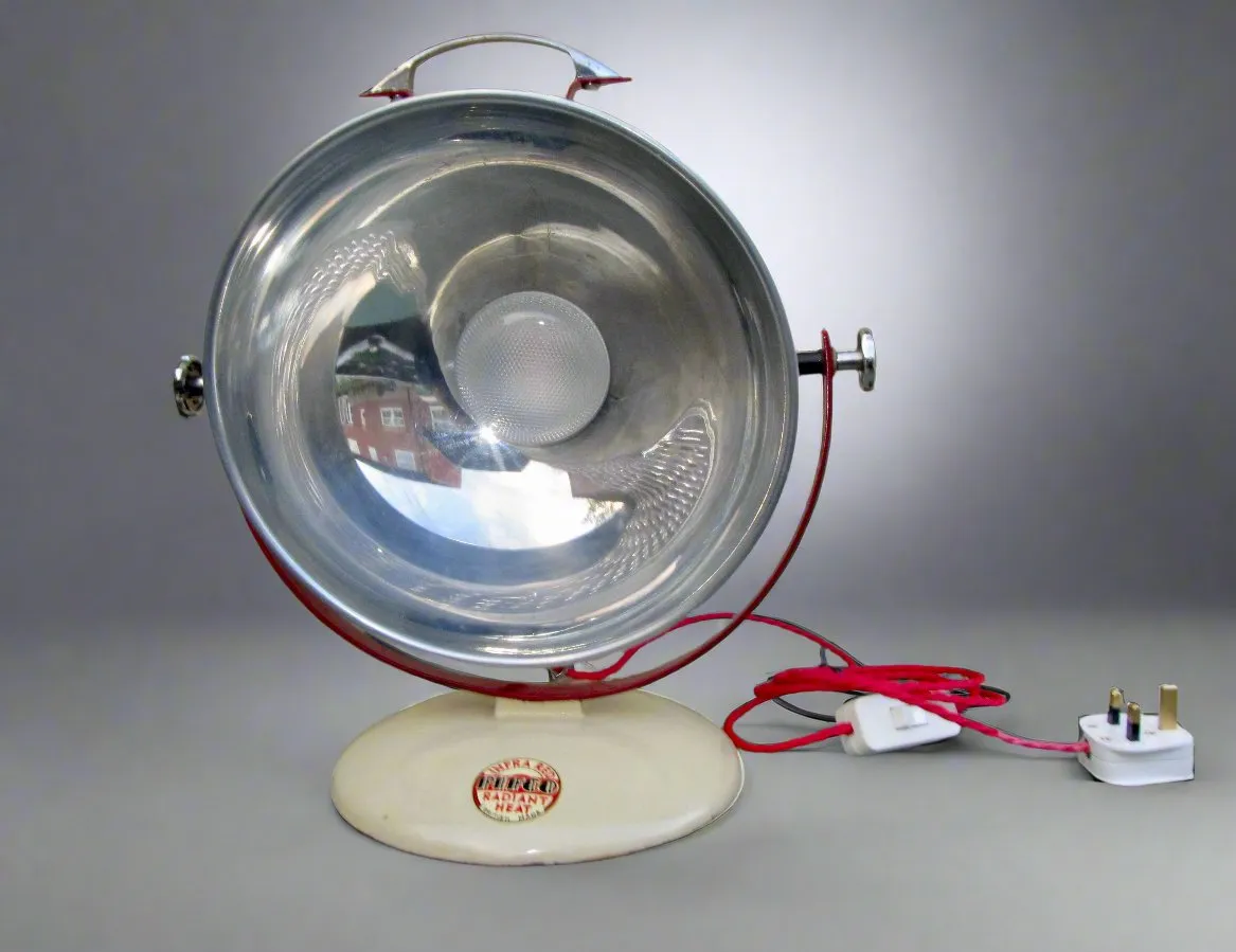 Vintage PIFCO Infra Red Medical Lamp Repurposed As A Desk Lamp