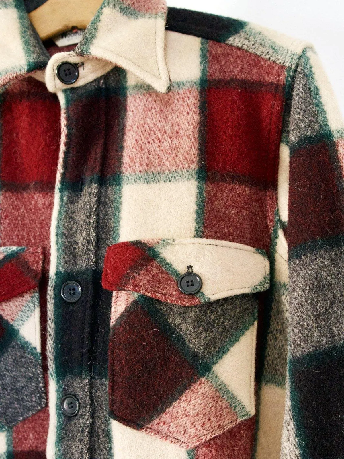 Vintage Woolrich Plaid Shirt Jacket