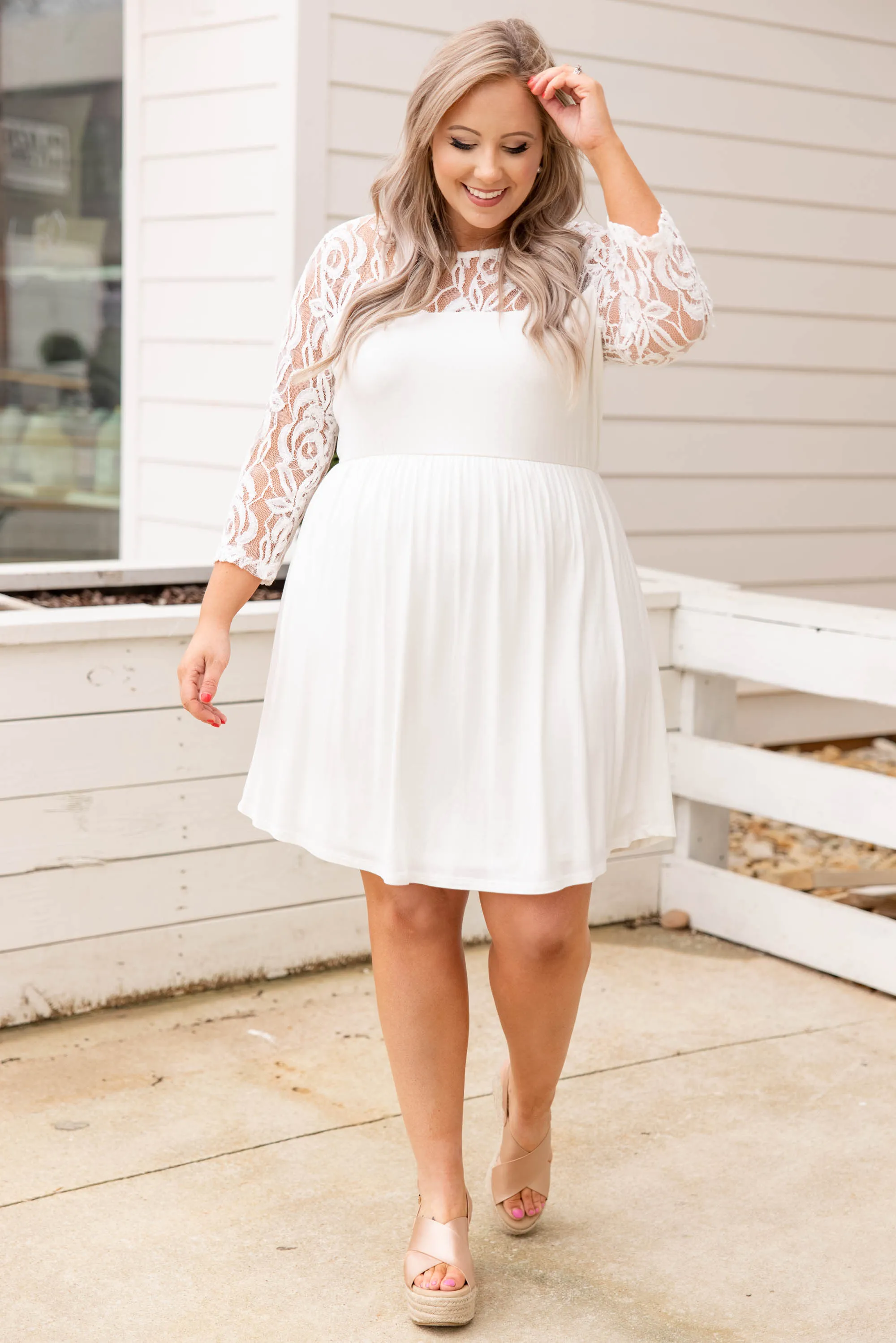 Weekend Memories Dress, Ivory