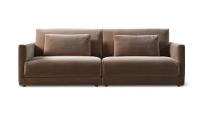 Wind Down 2-Piece Modular Sofa, Doe