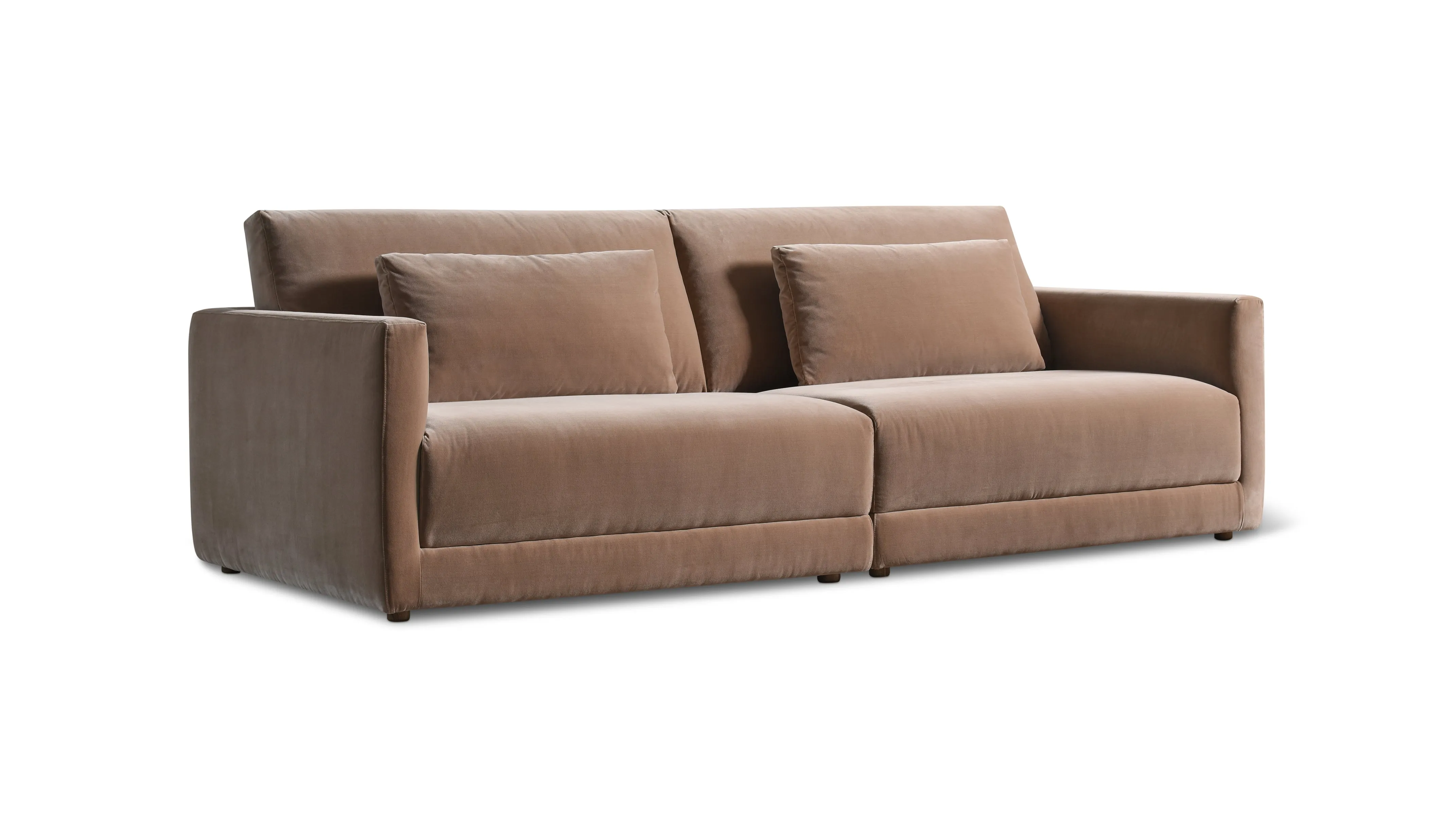 Wind Down 2-Piece Modular Sofa, Doe