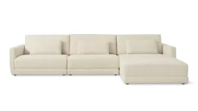 Wind Down 4-Piece Modular Sectional, Beach