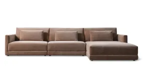 Wind Down 4-Piece Modular Sectional, Doe