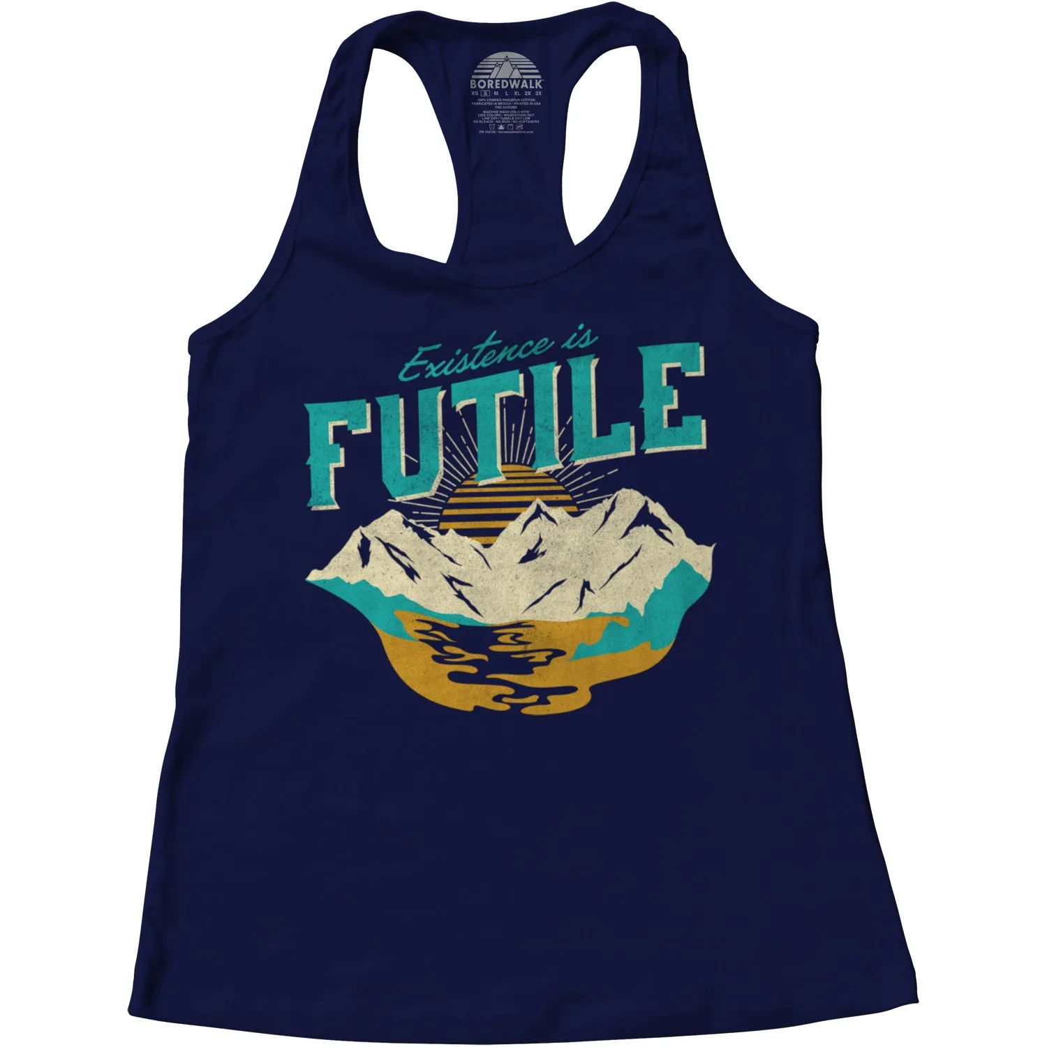 Women's Existence is Futile Racerback Tank Top