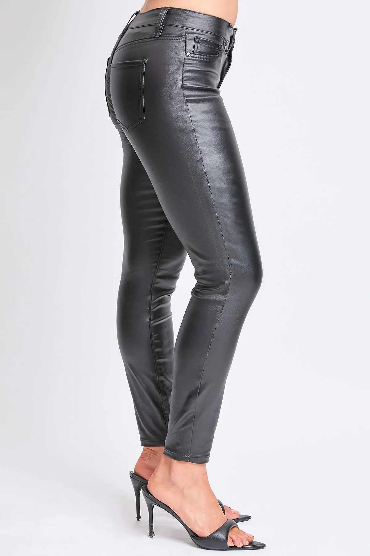 Women's High Rise Skinny Faux Leather Pants