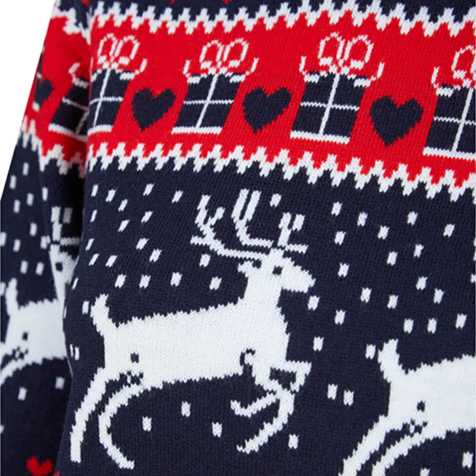 Womens Traditional Reindeer Christmas Jumper