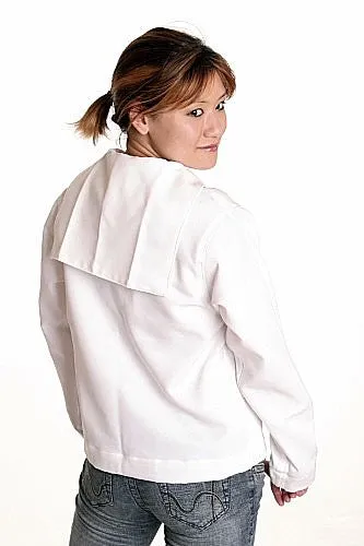 Women's White US Naval Middie/Jumper