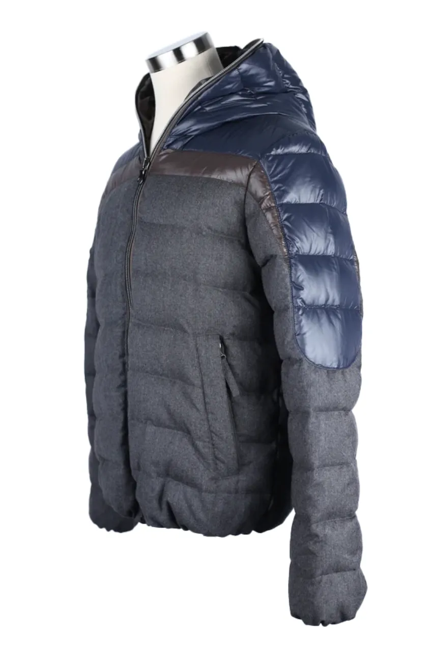 Wool-Cashmere Down Puffer