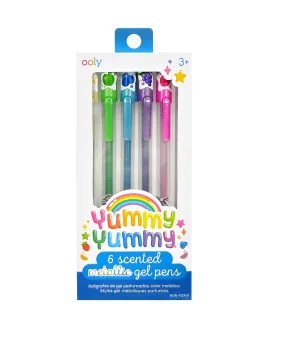 Yummy Yummy Scented Gel Pens Metallic - Set of 6