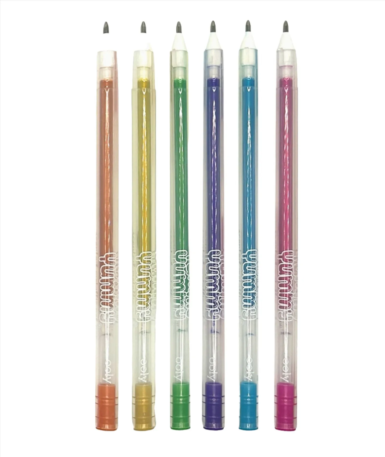 Yummy Yummy Scented Gel Pens Metallic - Set of 6