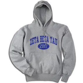 Zeta Beta Tau Hoodie, Printed Vertical Arc Design - G185 - CAD