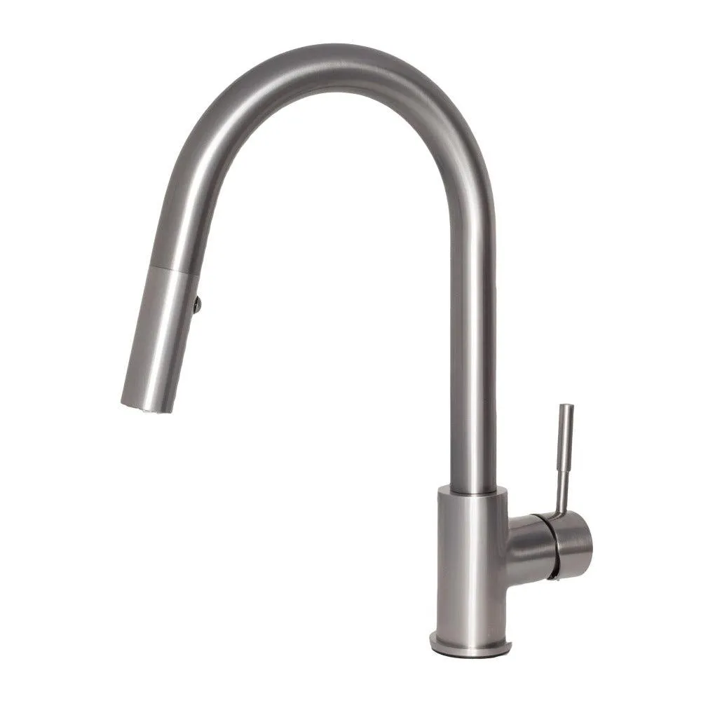 ZLINE Arthur Pull Down Single Handle Kitchen Faucet in Brushed Nickel (ATH-KF-BN)