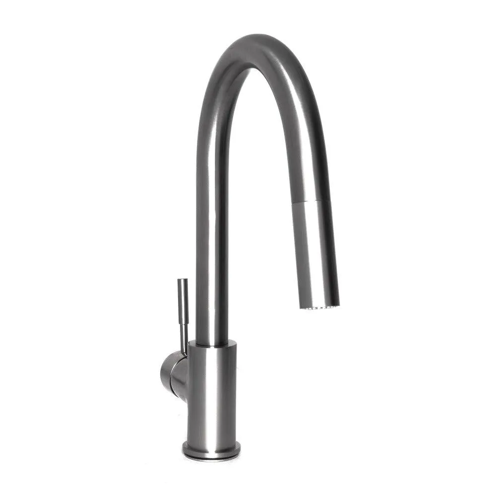 ZLINE Arthur Pull Down Single Handle Kitchen Faucet in Brushed Nickel (ATH-KF-BN)